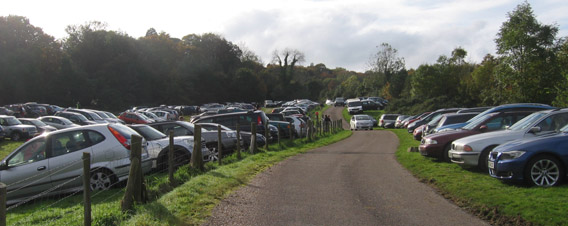 Only joking!!  It was a great day out for all of the family, as the overflow car park testified.