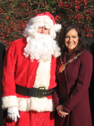 Launch of the Saintfield Christmas Charity Santa Ride 2013