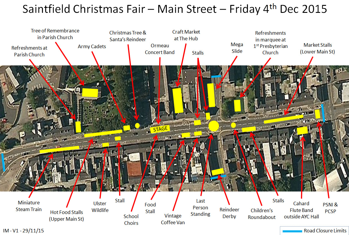 2015 Christmas Fair Street Plan