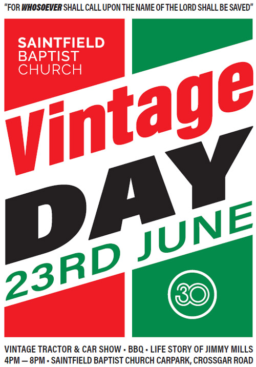 Vintage Vehicle Day At Saintfield Baptist Church