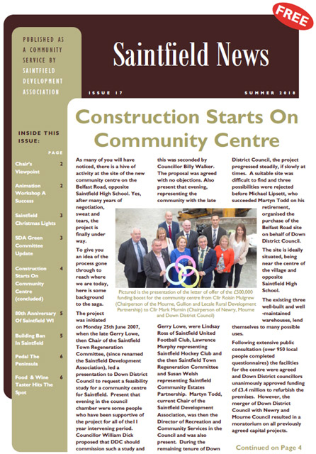 Issue 17 Of Saintfield News