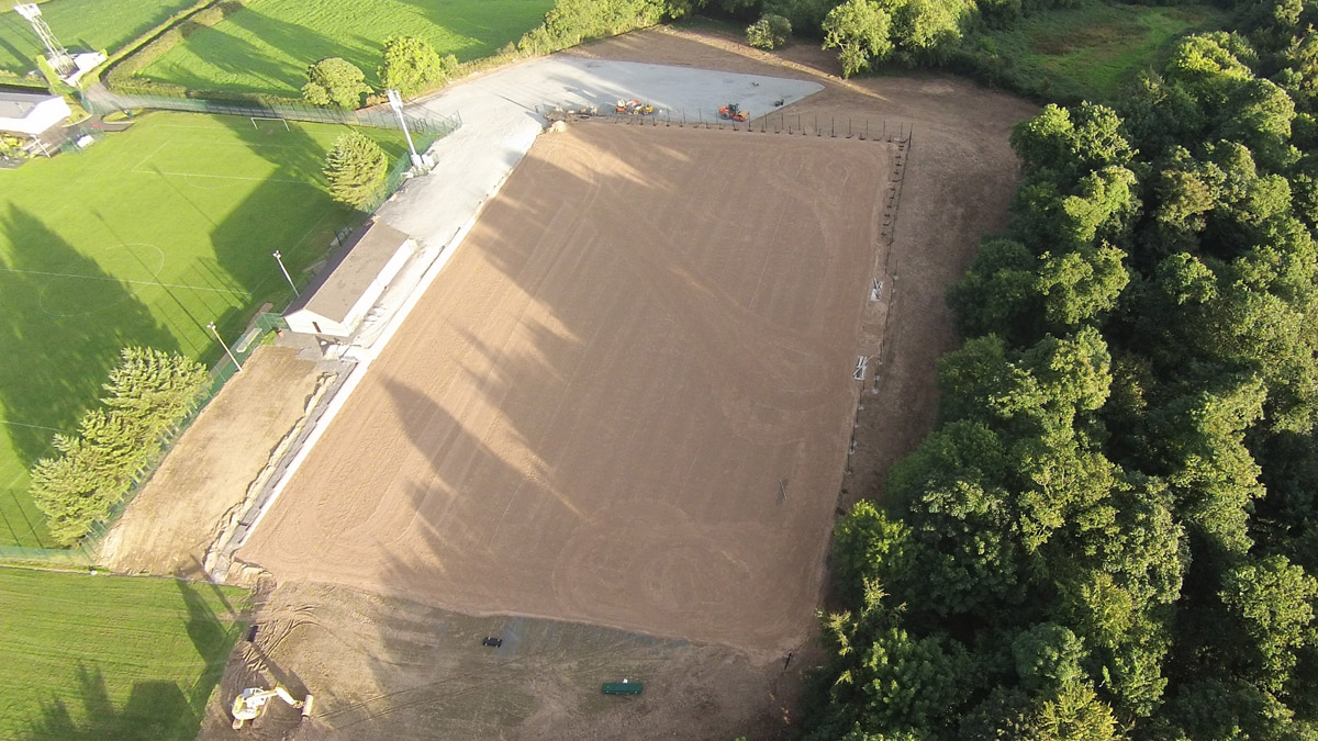 Aerial view of SUFC pitch