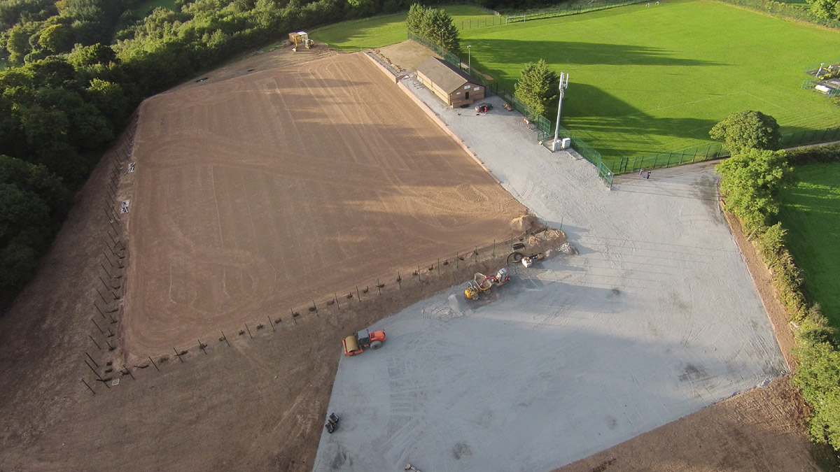 Aerial view of SUFC pitch