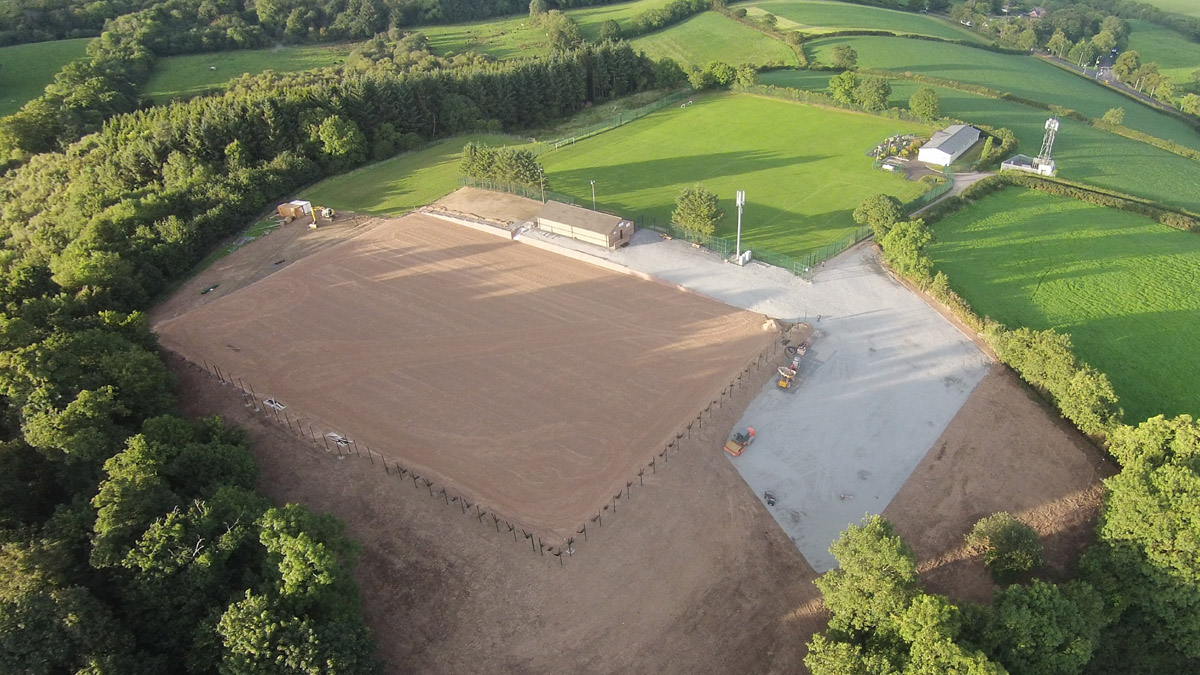 Aerial view of SUFC pitch