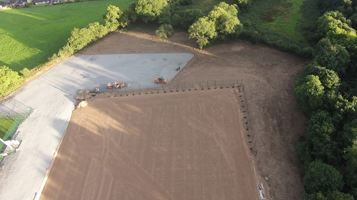 Aerial view of SUFC pitch