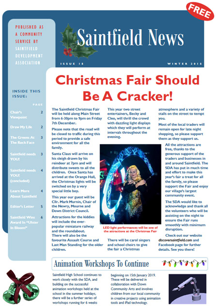 Issue 18 Of Saintfield News