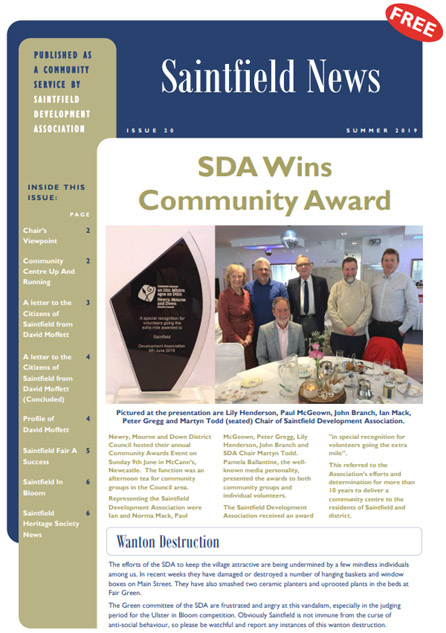 Issue 20 Of Saintfield News