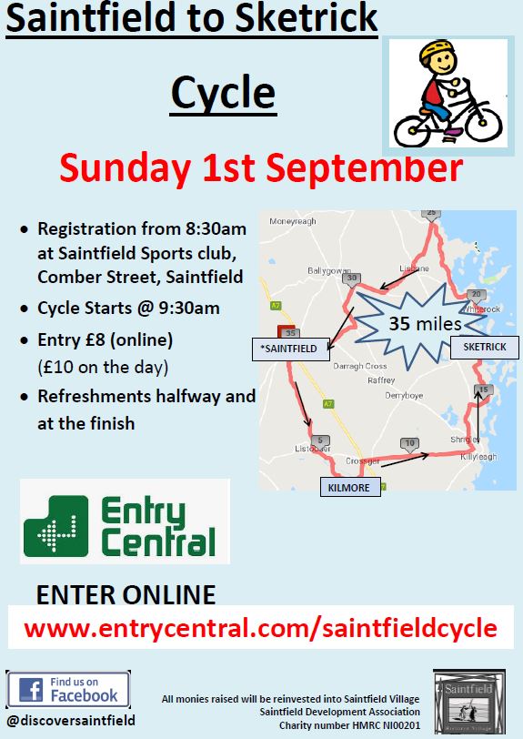 Saintfield Cycle 2019 - 1st September