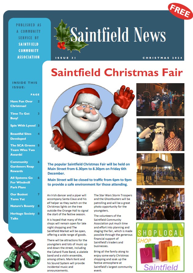 Cover image of Saintfield Community Association's Saintfield News Issue 31